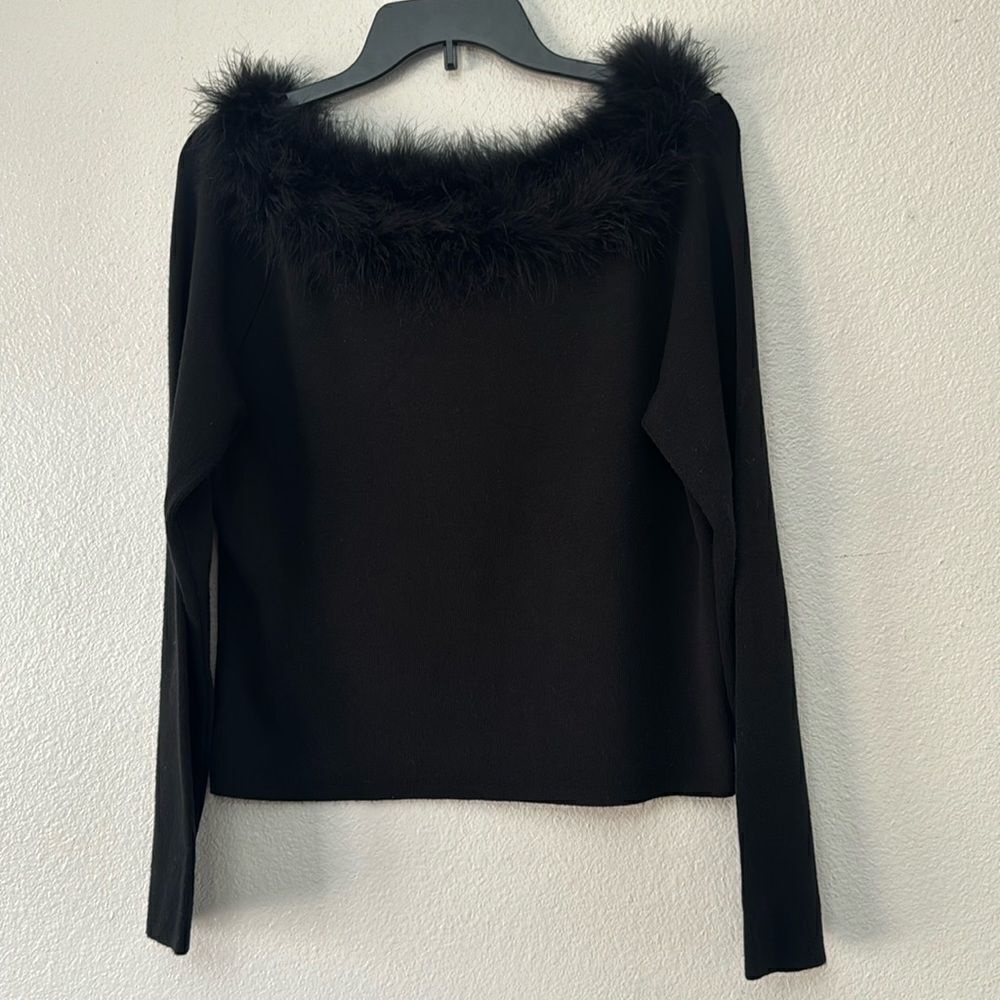 Fiorlini International Black Sweater Size Large